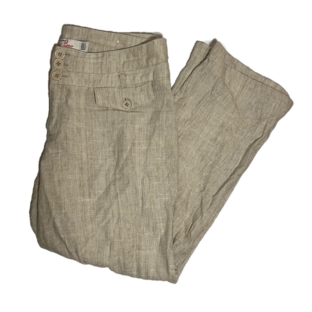 POINT ZERO VINTAGE LINEN BLEND LOW RISE